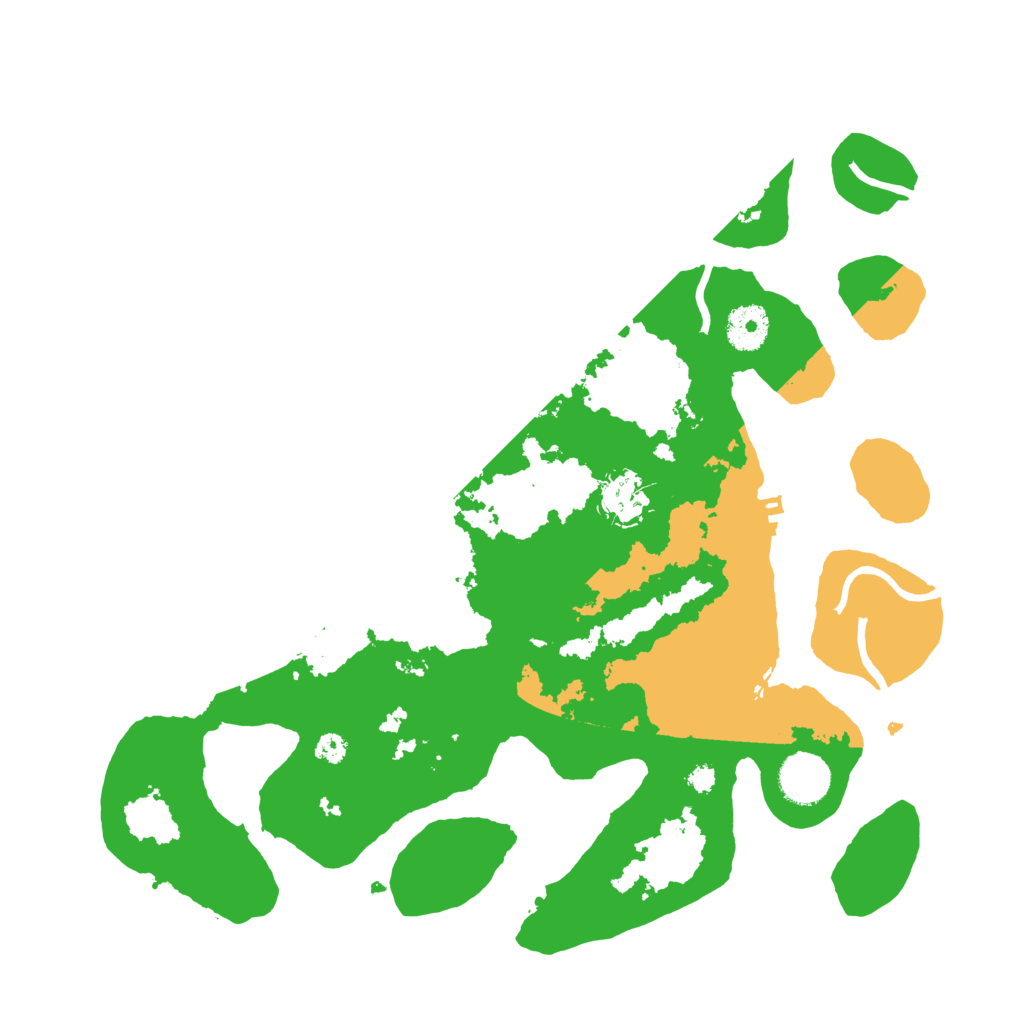 Biome Rust Map: Procedural Map, Size: 3500, Seed: 4261926