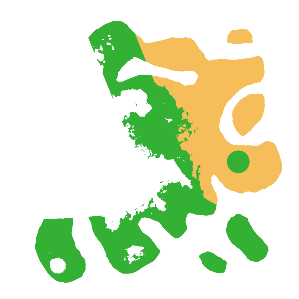 Biome Rust Map: Barren, Size: 3500, Seed: 4468998