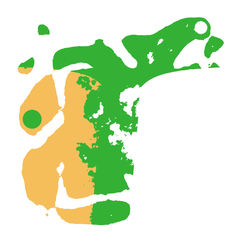 Biome Rust Map: Barren, Size: 3500, Seed: 3876419