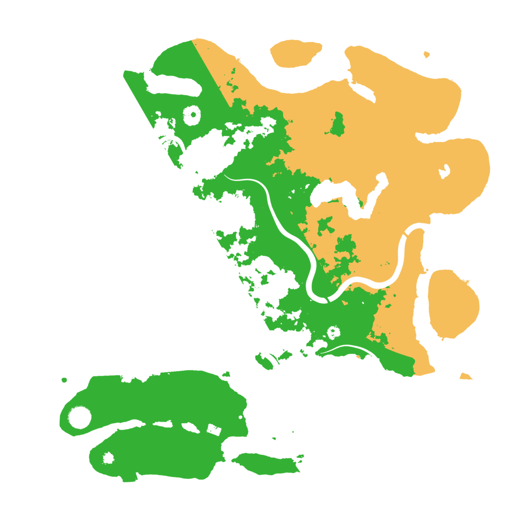 Biome Rust Map: Procedural Map, Size: 4000, Seed: 1117933302