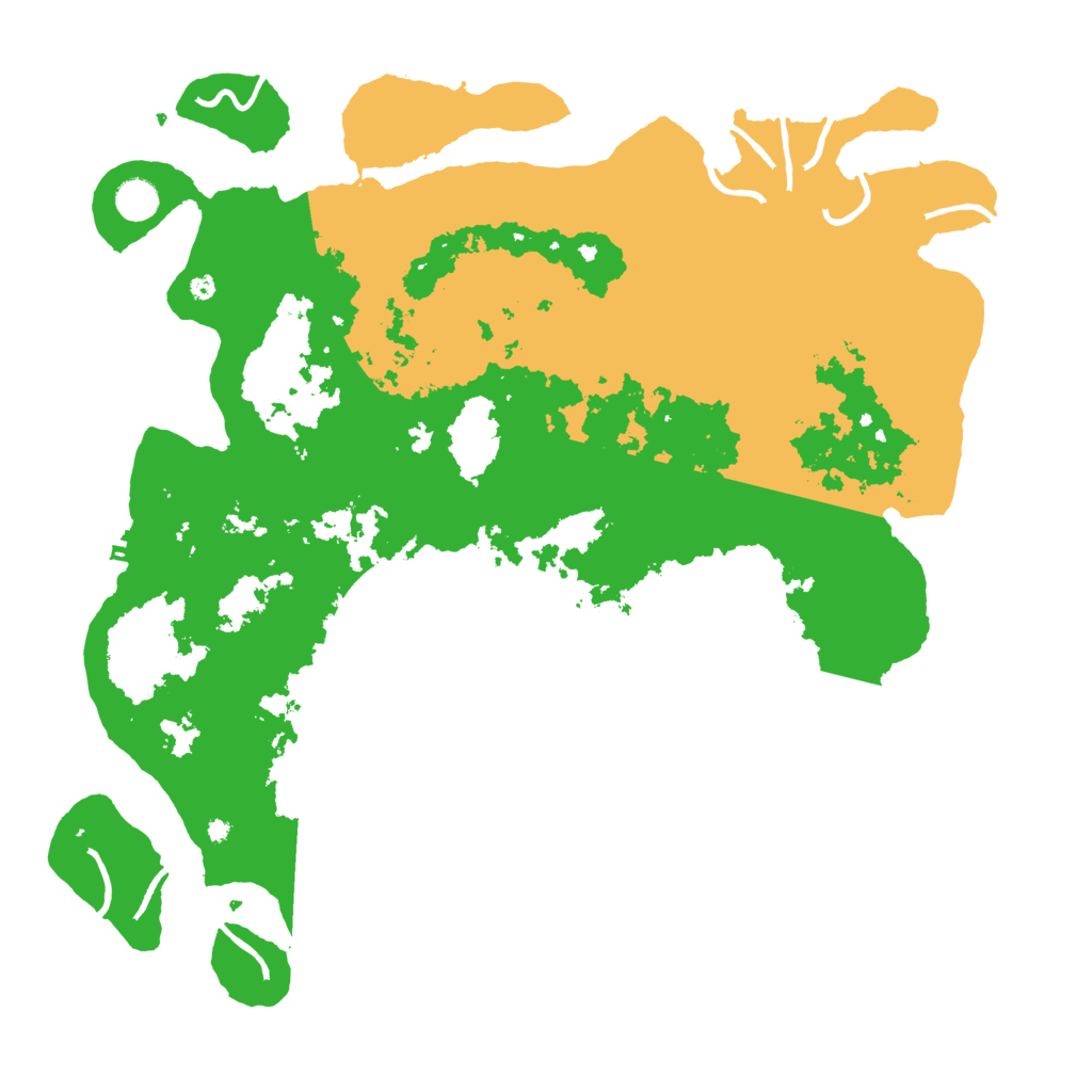 Biome Rust Map: Procedural Map, Size: 4500, Seed: 69756523