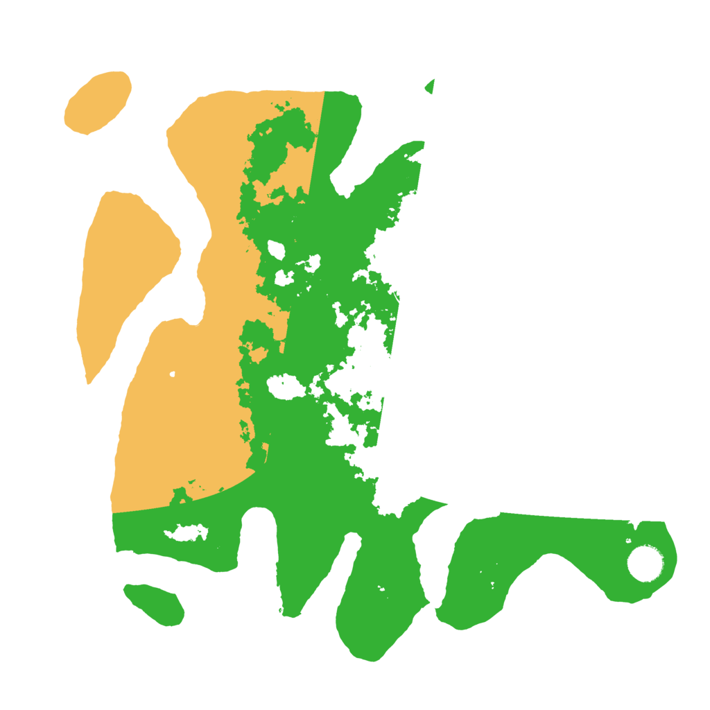 Biome Rust Map: Barren, Size: 3500, Seed: 1595136