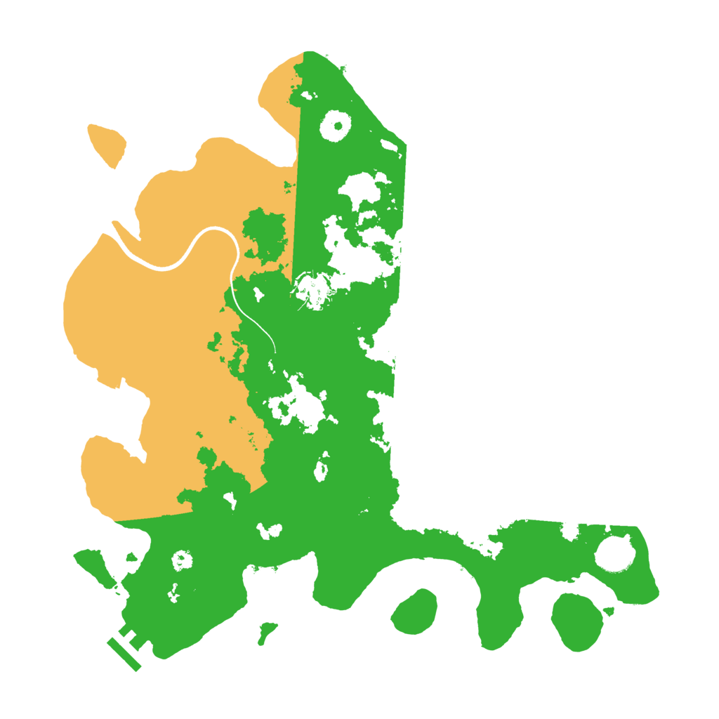 Biome Rust Map: Procedural Map, Size: 3500, Seed: 3704755