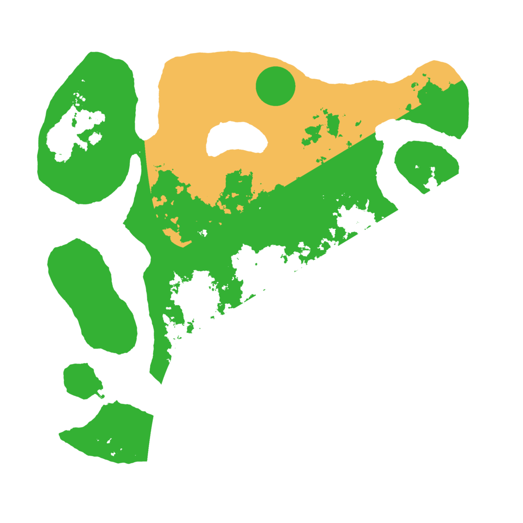 Biome Rust Map: Barren, Size: 3500, Seed: 913630