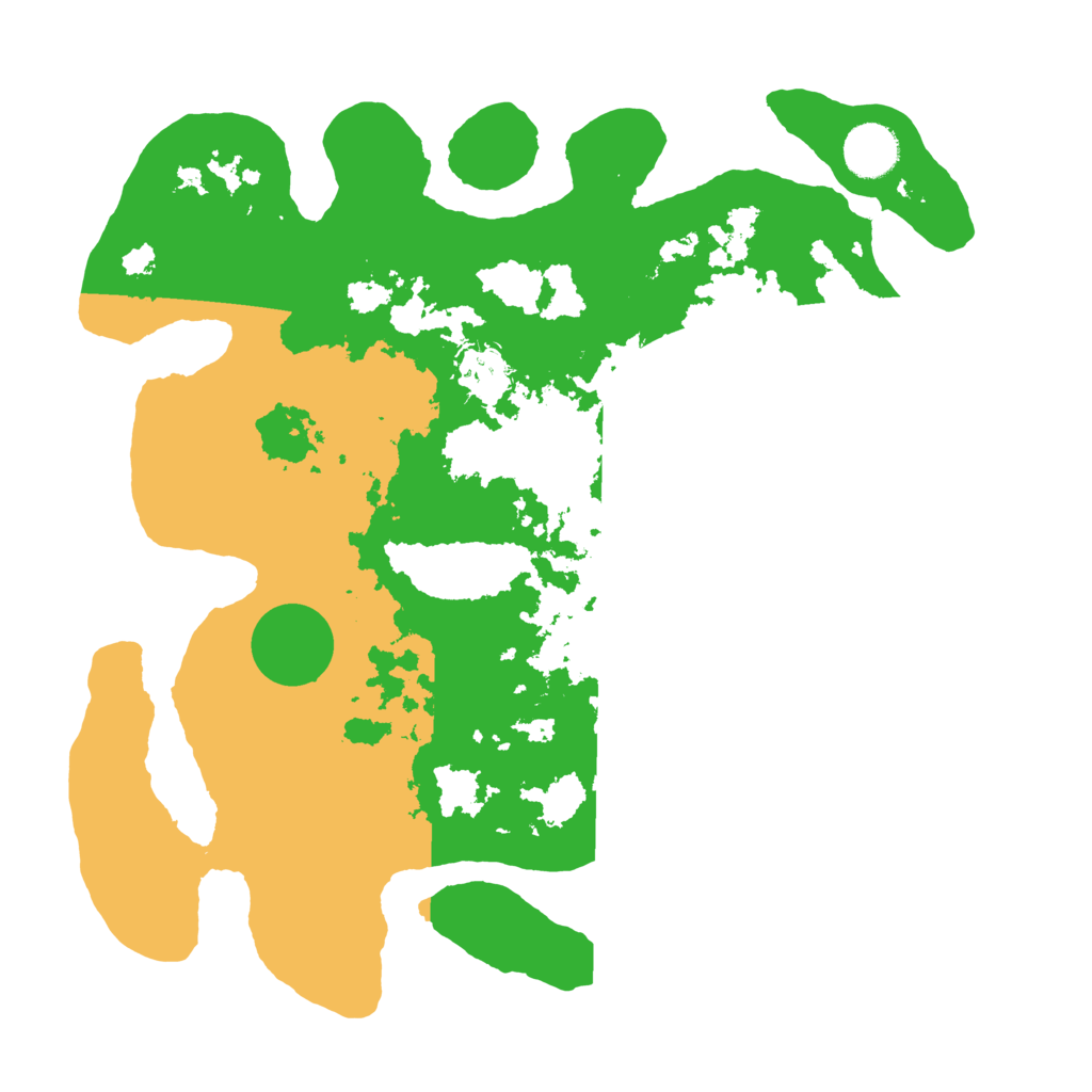 Biome Rust Map: Barren, Size: 3500, Seed: 4668440