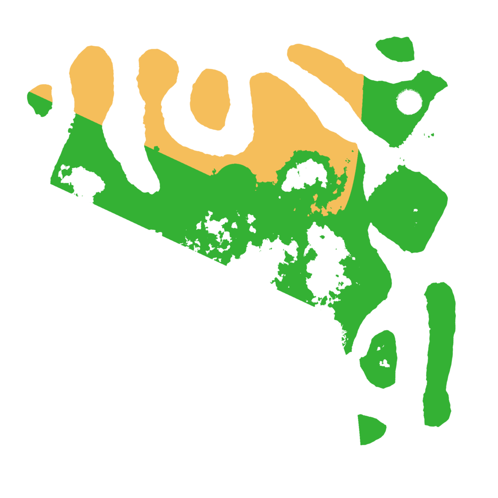 Biome Rust Map: Barren, Size: 3500, Seed: 4053197