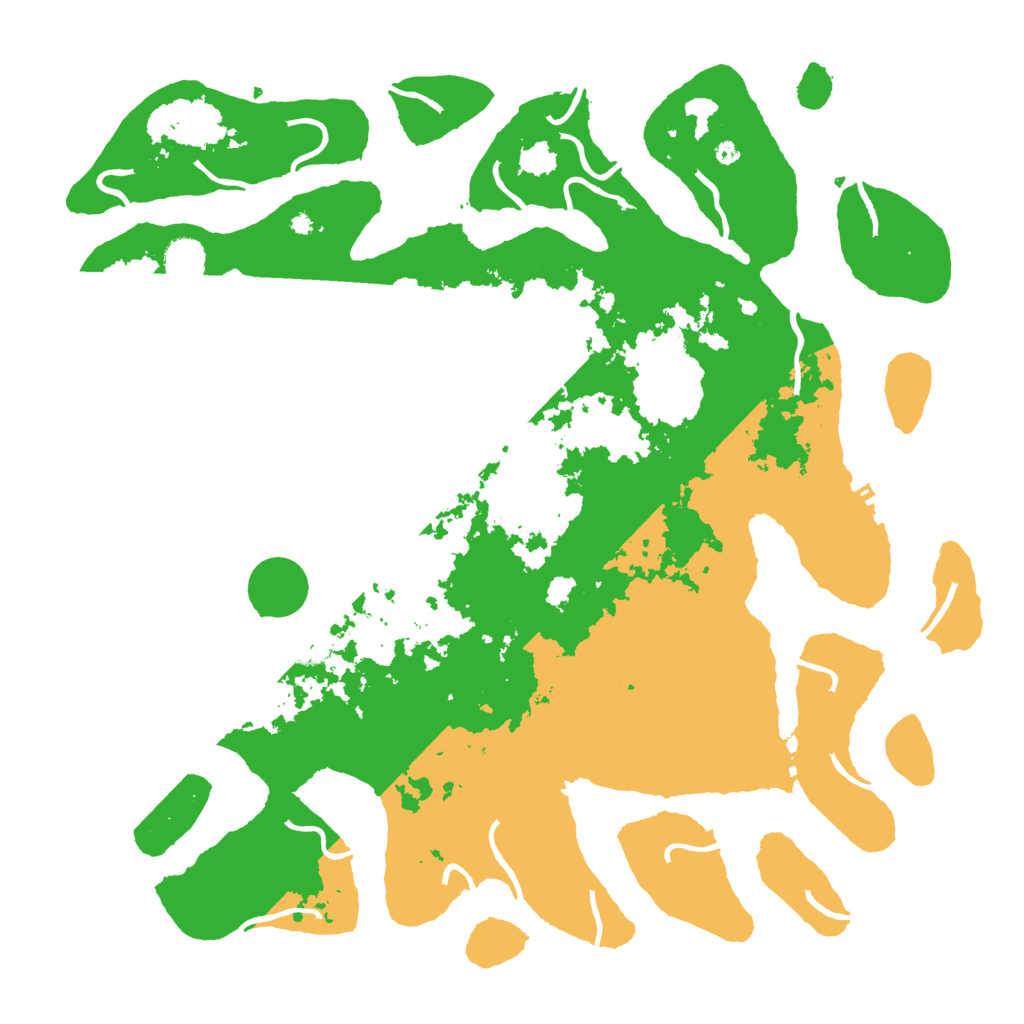 Biome Rust Map: Procedural Map, Size: 4500, Seed: 6982