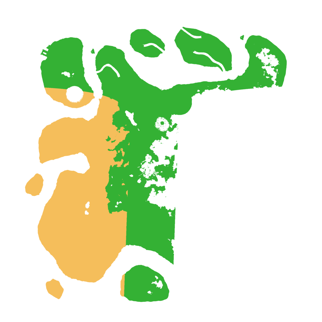 Biome Rust Map: Procedural Map, Size: 3500, Seed: 6424278