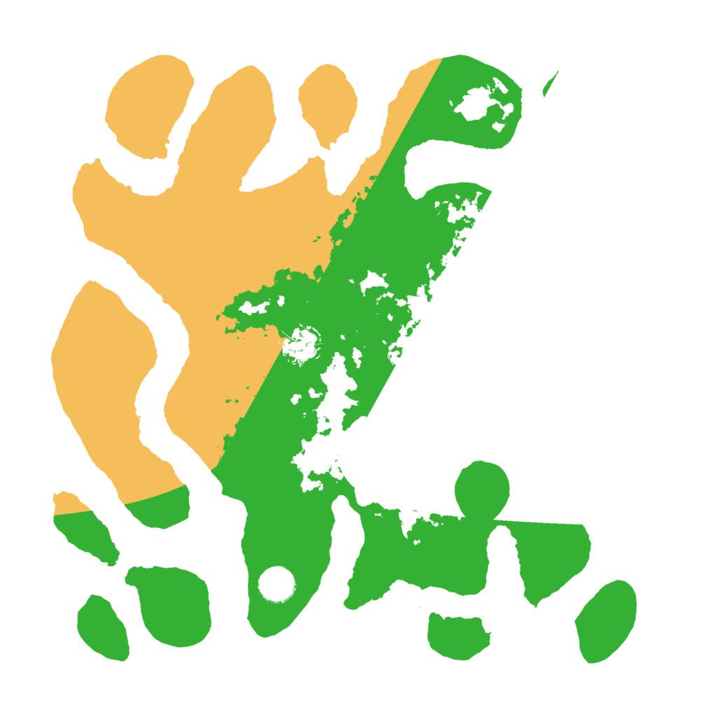 Biome Rust Map: Barren, Size: 3500, Seed: 1479879