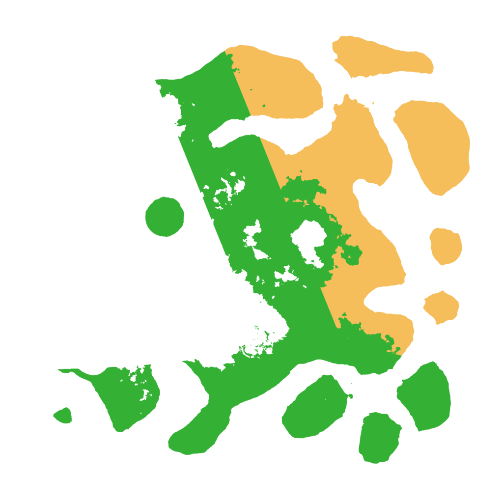 Biome Rust Map: Barren, Size: 3500, Seed: 1636287