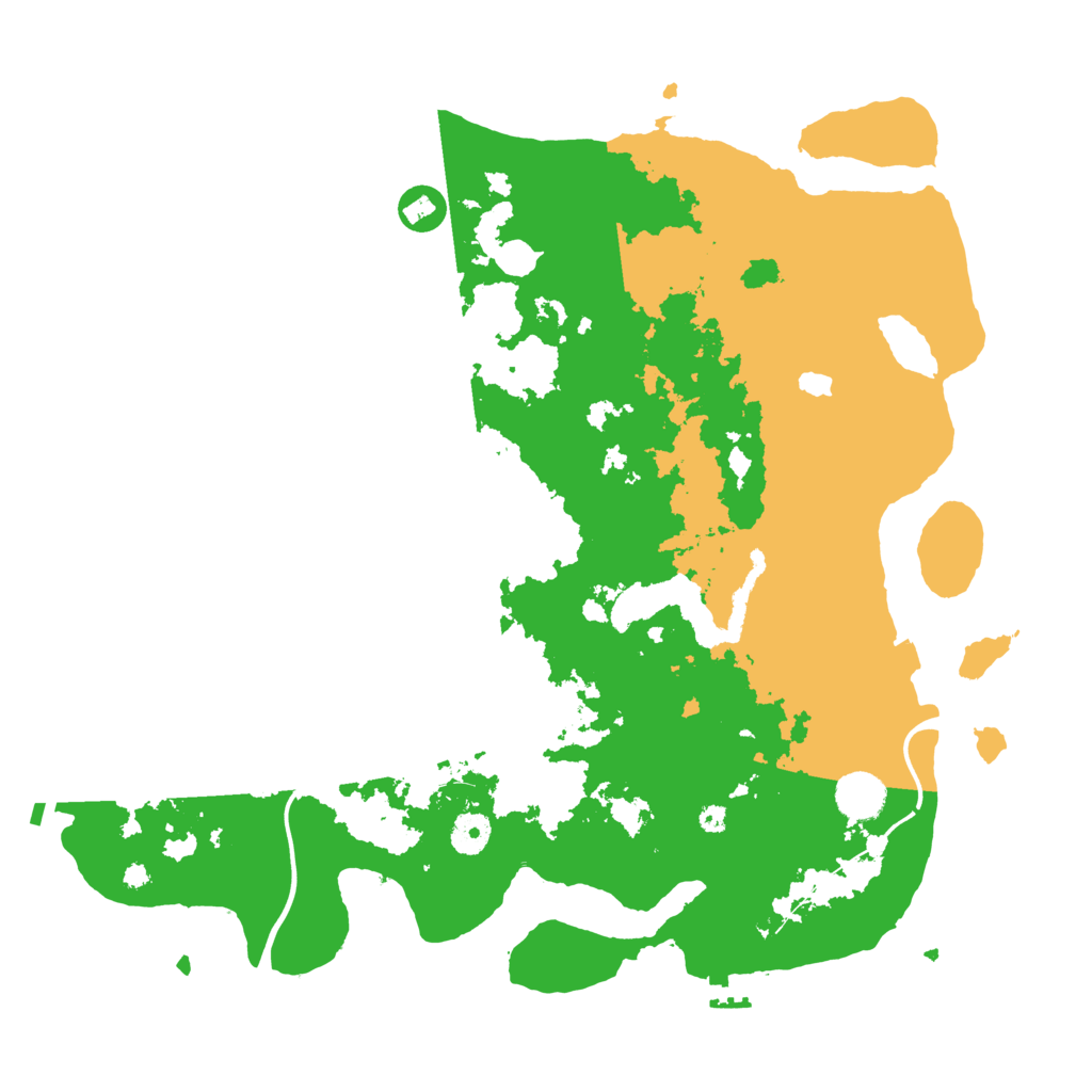Biome Rust Map: Procedural Map, Size: 4000, Seed: 23825