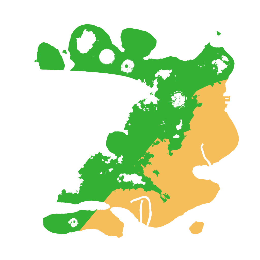 Biome Rust Map: Procedural Map, Size: 3000, Seed: 2437431