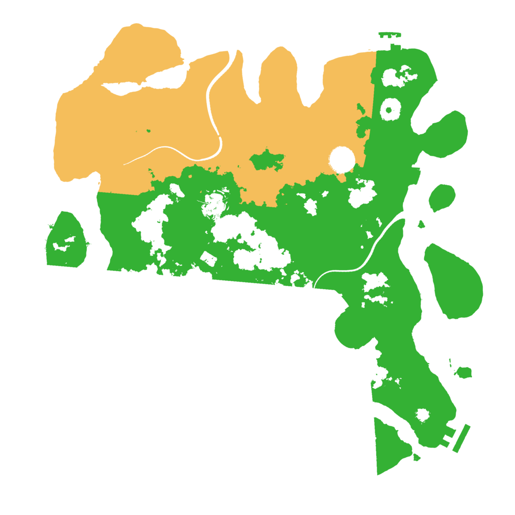 Biome Rust Map: Procedural Map, Size: 3500, Seed: 1147945812