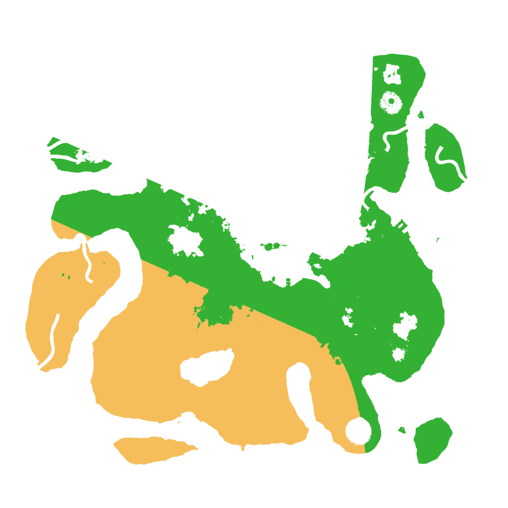 Biome Rust Map: Procedural Map, Size: 3500, Seed: 393984