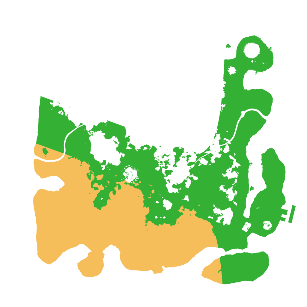 Biome Rust Map: Procedural Map, Size: 3500, Seed: 1685164826