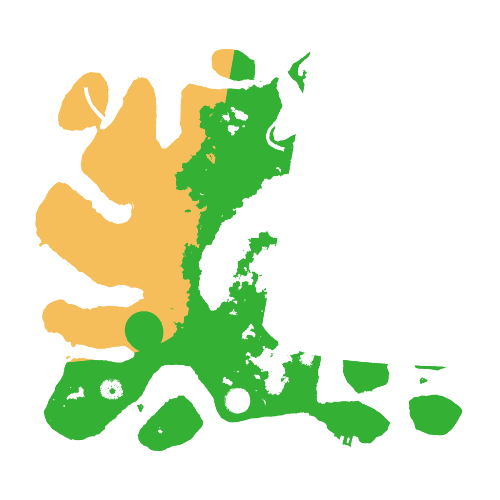 Biome Rust Map: Procedural Map, Size: 3500, Seed: 3249134