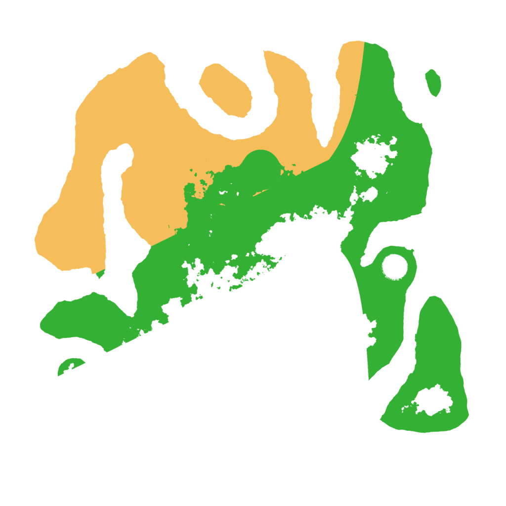 Biome Rust Map: Barren, Size: 3500, Seed: 4473289