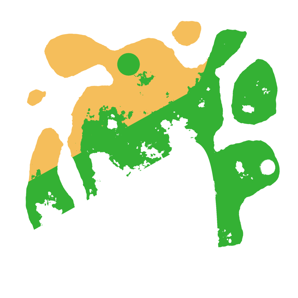 Biome Rust Map: Barren, Size: 3500, Seed: 5464616