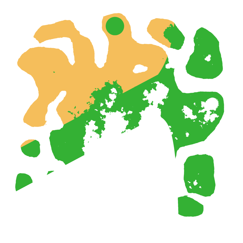 Biome Rust Map: Barren, Size: 3500, Seed: 38682