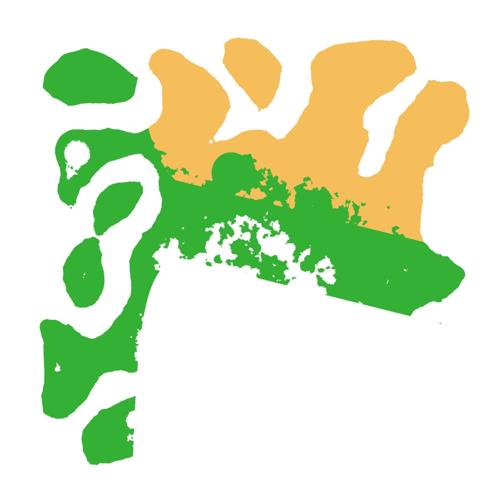 Biome Rust Map: Barren, Size: 3500, Seed: 6376946