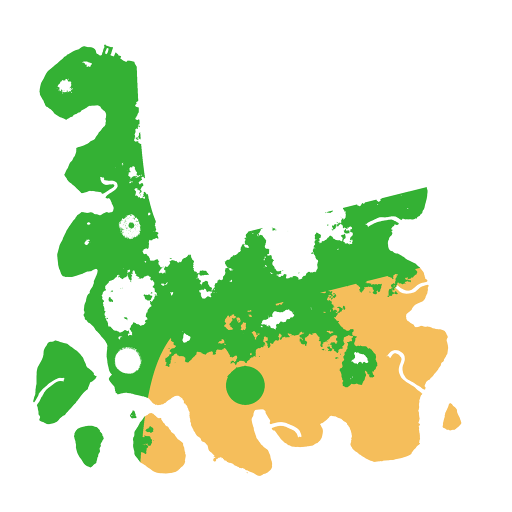 Biome Rust Map: Procedural Map, Size: 3500, Seed: 5747048