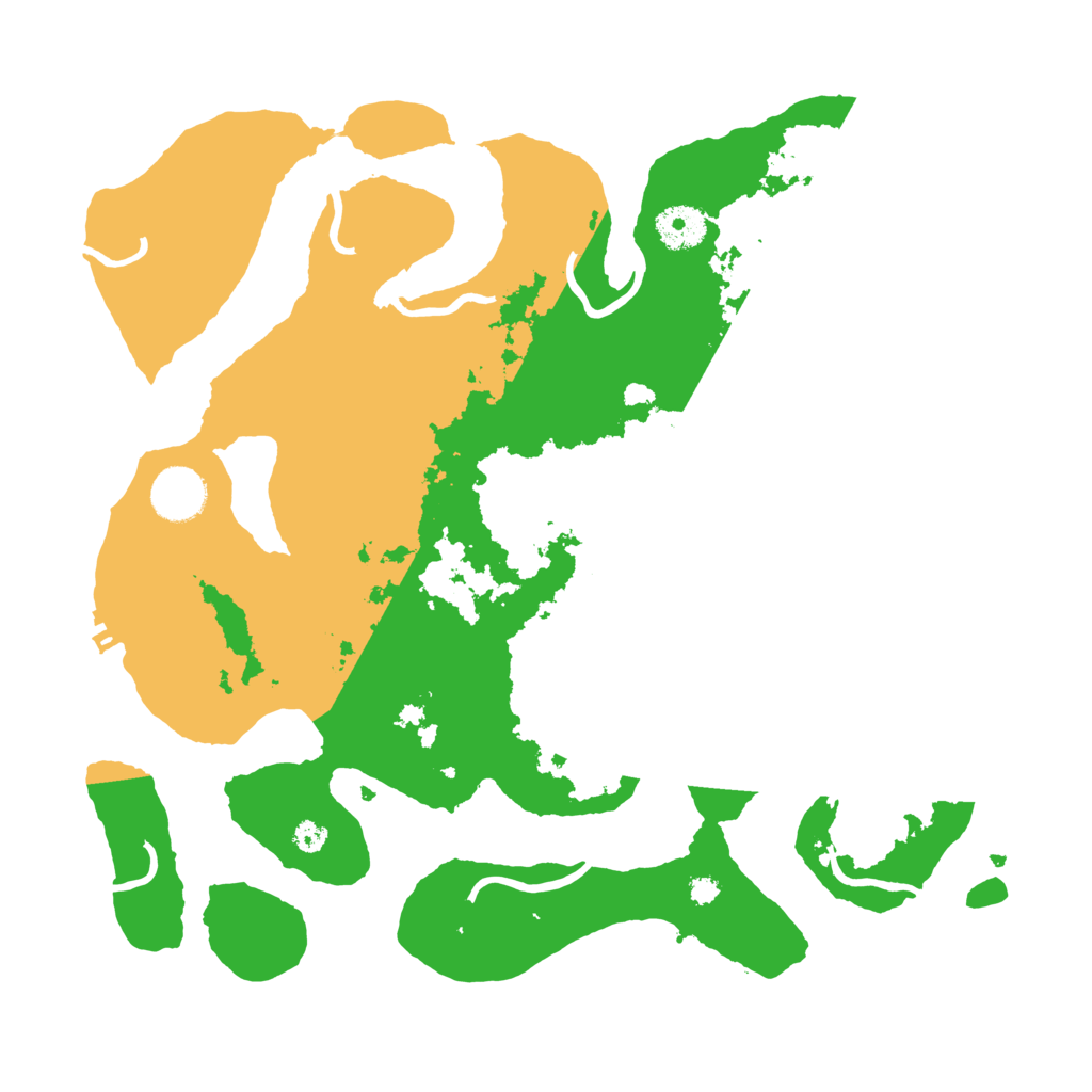 Biome Rust Map: Procedural Map, Size: 3500, Seed: 4389603