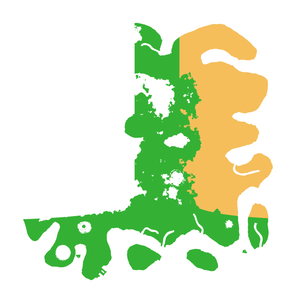 Biome Rust Map: Procedural Map, Size: 3500, Seed: 517221