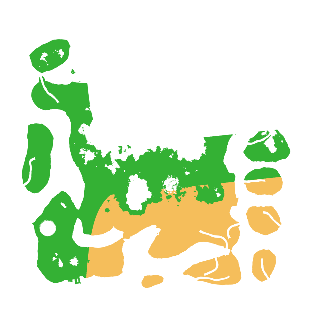 Biome Rust Map: Procedural Map, Size: 3500, Seed: 6384611