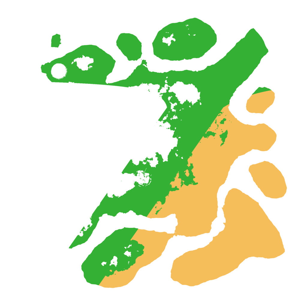 Biome Rust Map: Barren, Size: 3500, Seed: 972368