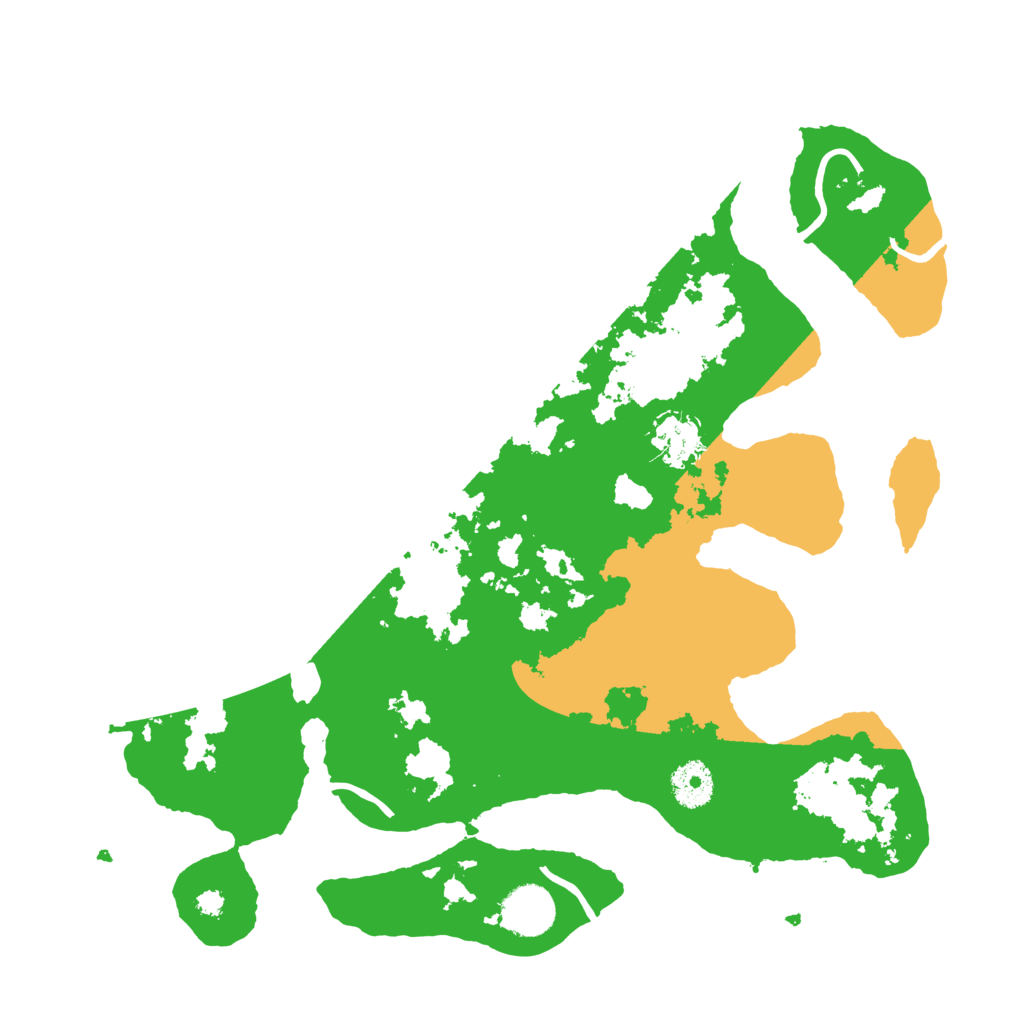 Biome Rust Map: Procedural Map, Size: 3500, Seed: 550809