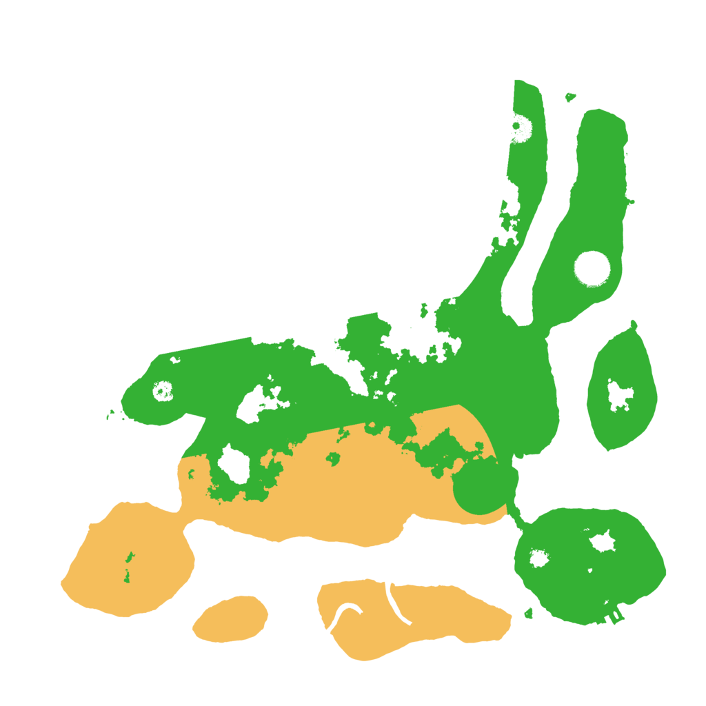 Biome Rust Map: Procedural Map, Size: 3500, Seed: 1343568