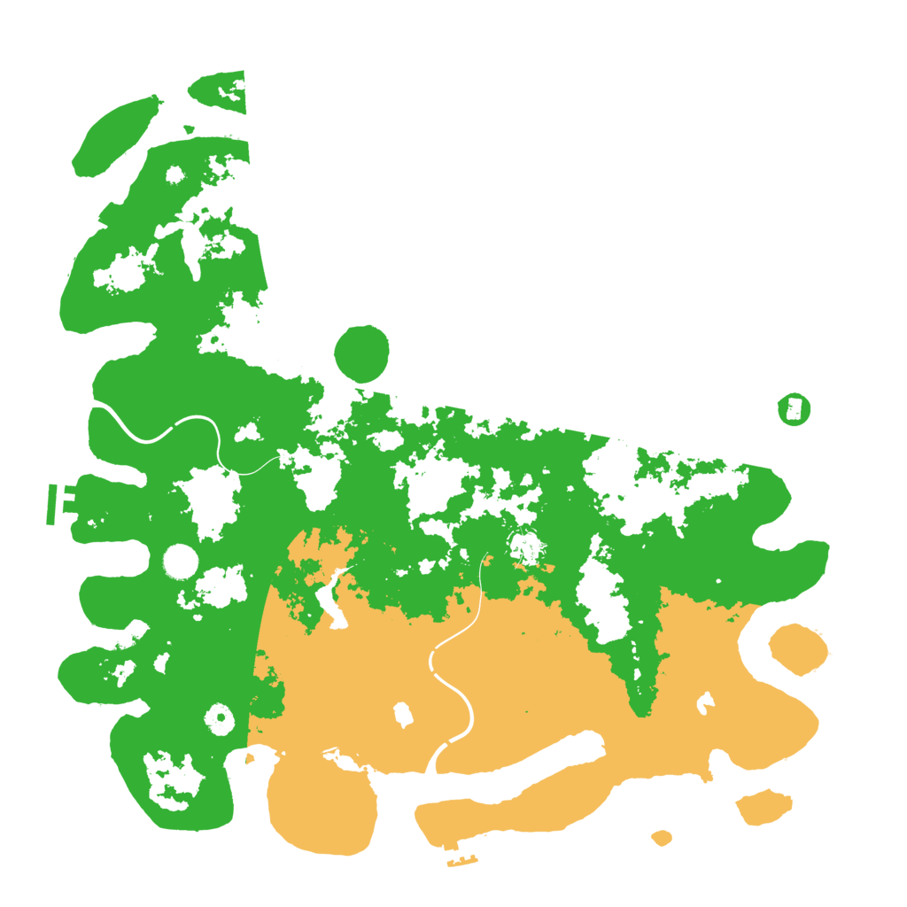 Biome Rust Map: Procedural Map, Size: 4500, Seed: 112860070