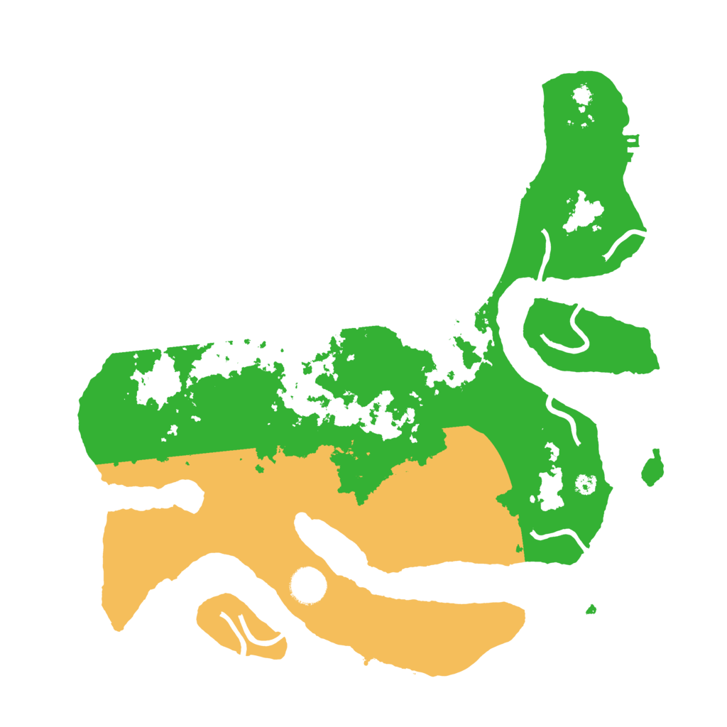 Biome Rust Map: Procedural Map, Size: 3500, Seed: 789451123