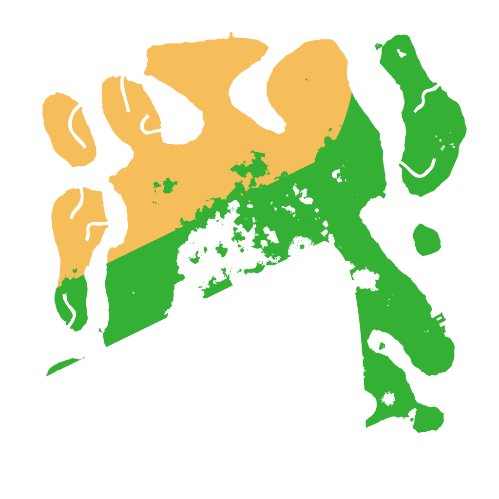 Biome Rust Map: Procedural Map, Size: 3500, Seed: 2626541