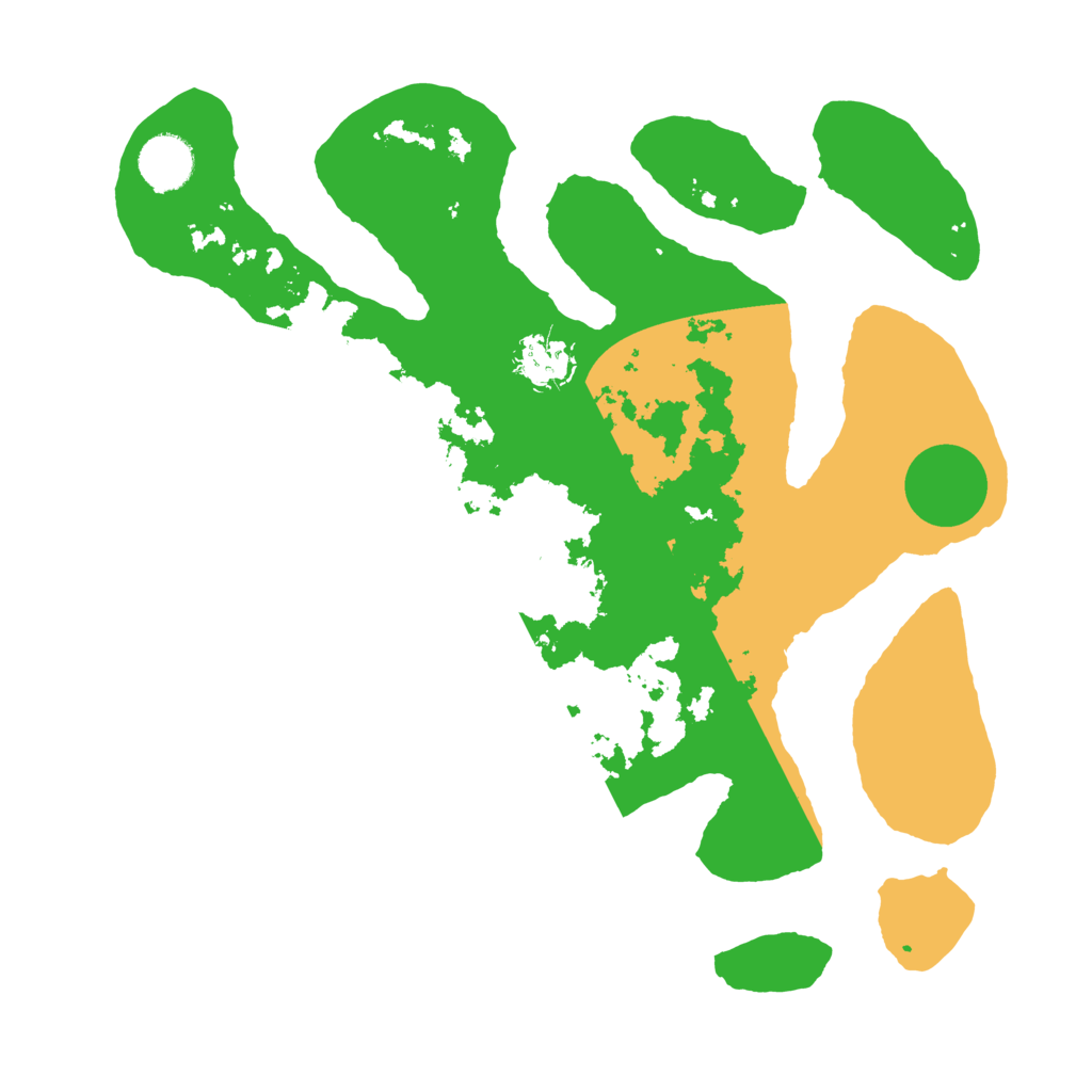 Biome Rust Map: Barren, Size: 3500, Seed: 3019051