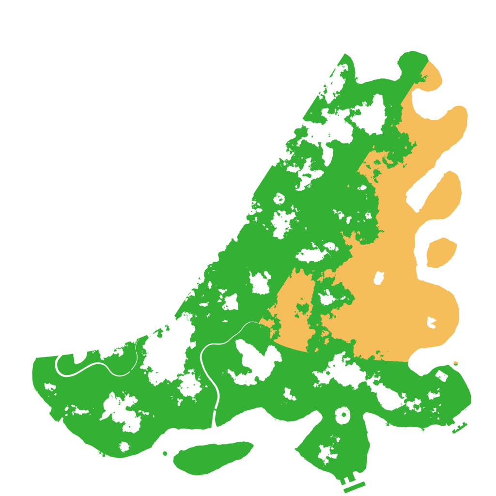Biome Rust Map: Procedural Map, Size: 4500, Seed: 364537