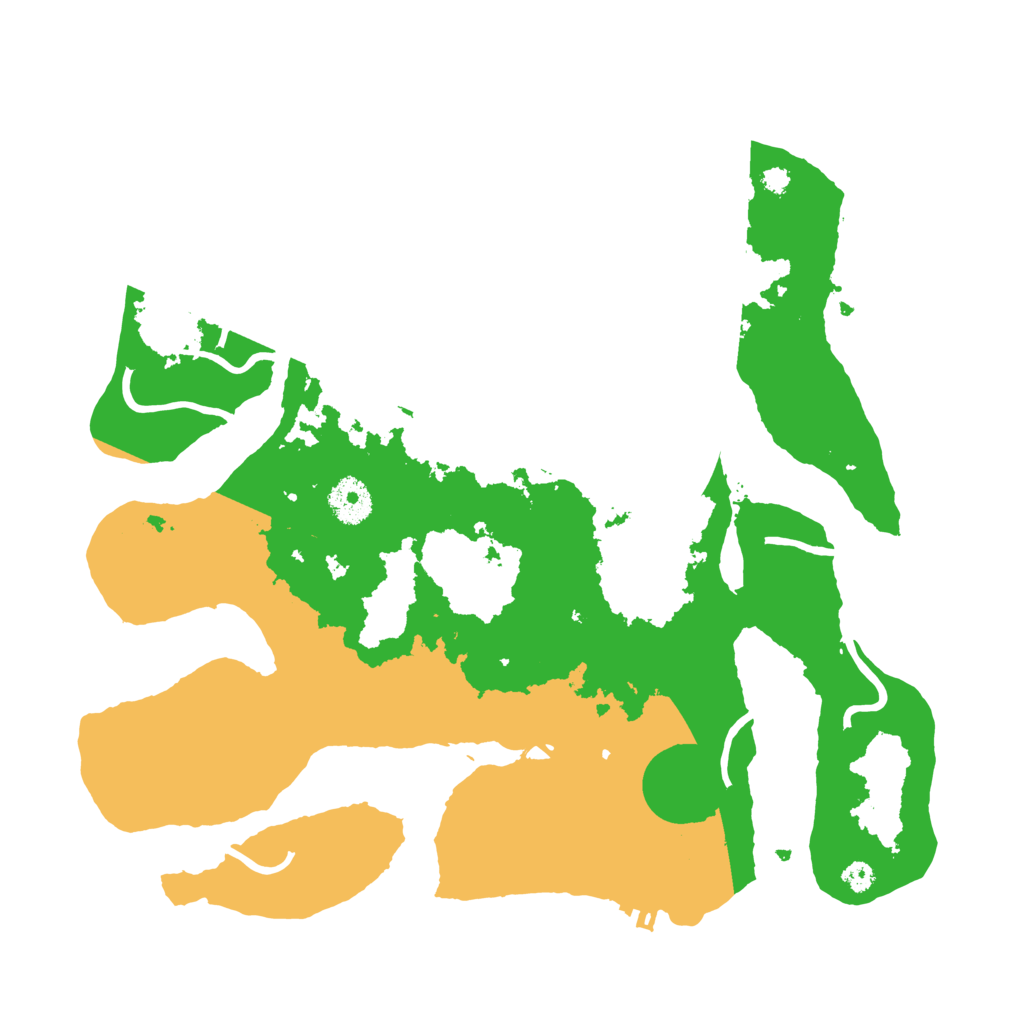 Biome Rust Map: Procedural Map, Size: 3500, Seed: 1389178