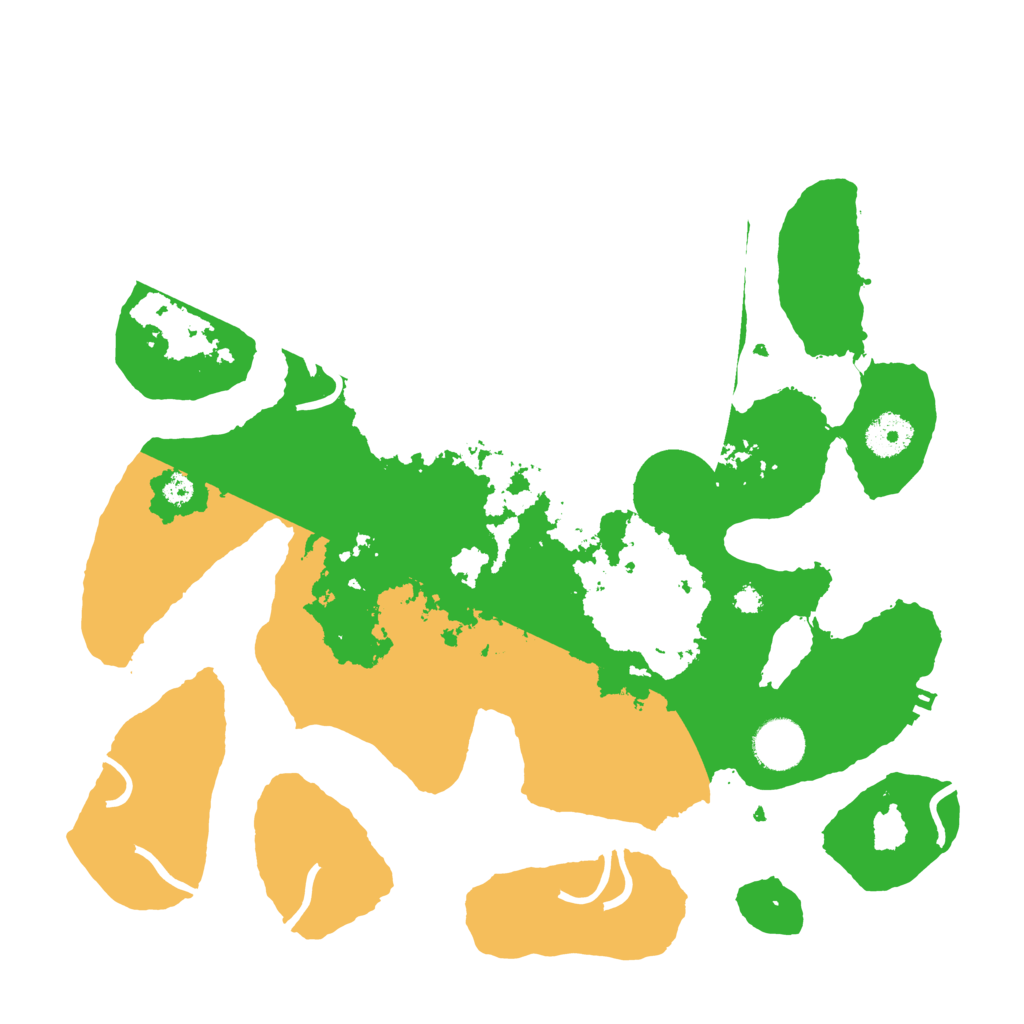 Biome Rust Map: Procedural Map, Size: 3500, Seed: 4299501