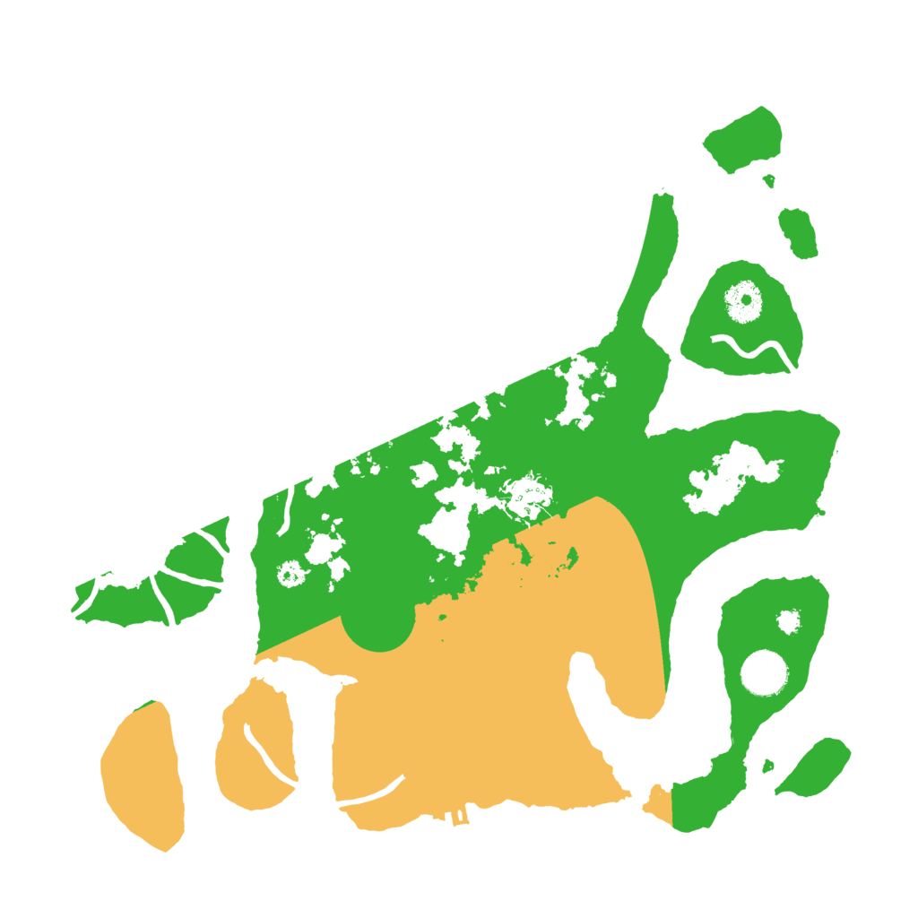 Biome Rust Map: Procedural Map, Size: 3500, Seed: 1842768