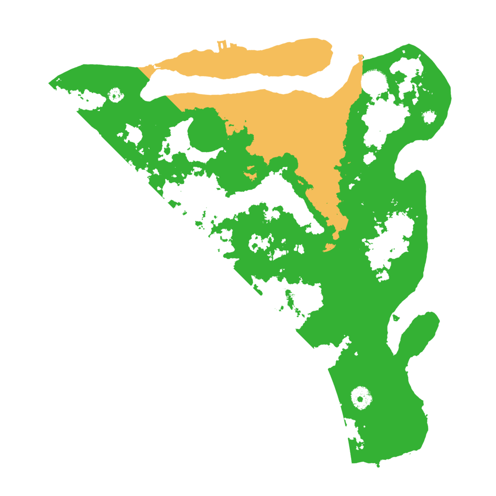 Biome Rust Map: Procedural Map, Size: 3500, Seed: 5808888