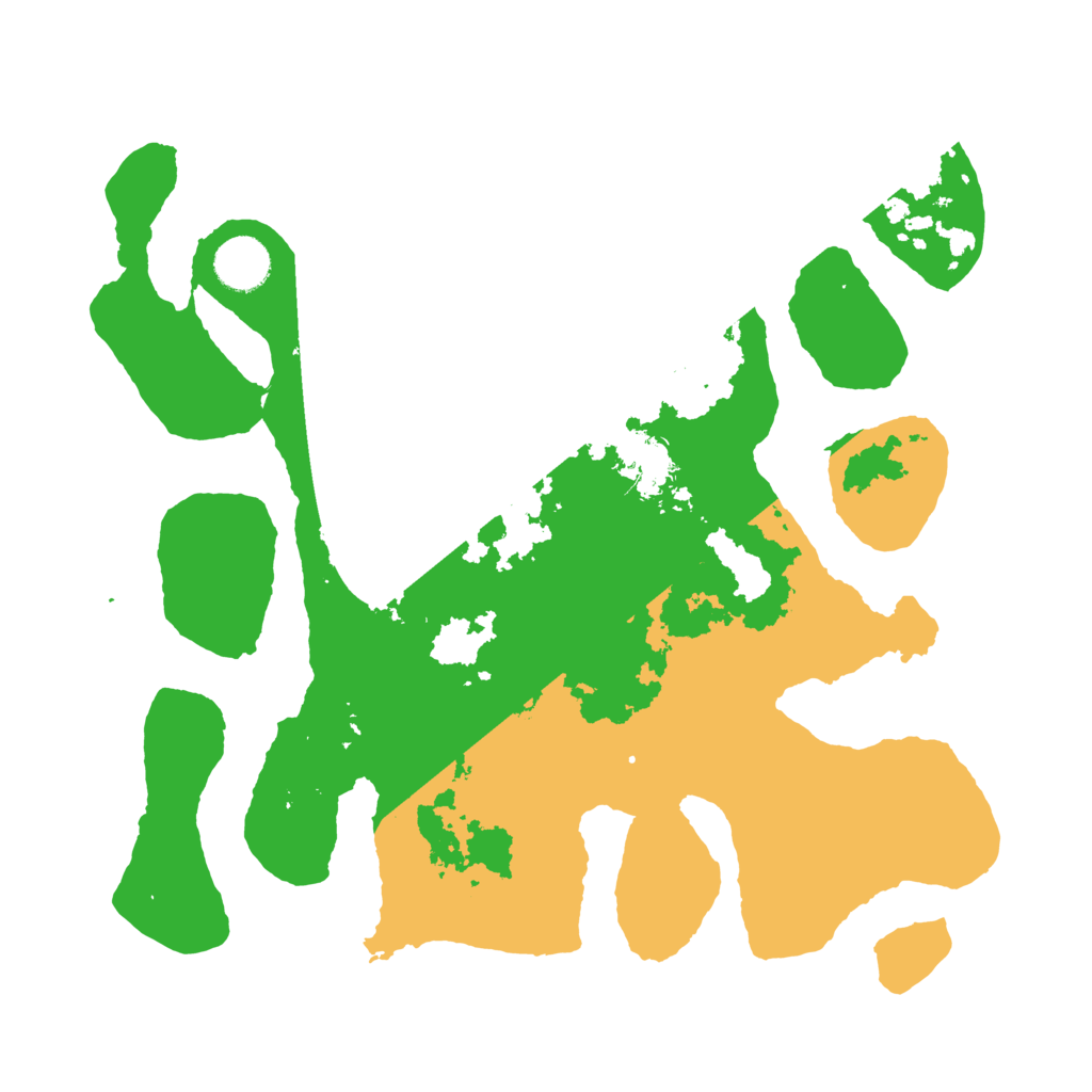 Biome Rust Map: Barren, Size: 3500, Seed: 1868359