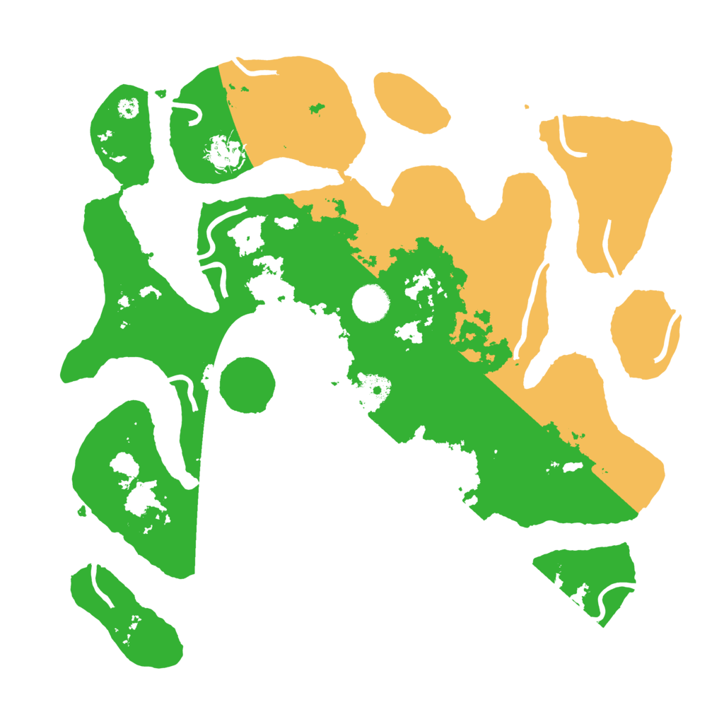 Biome Rust Map: Procedural Map, Size: 3500, Seed: 3424824