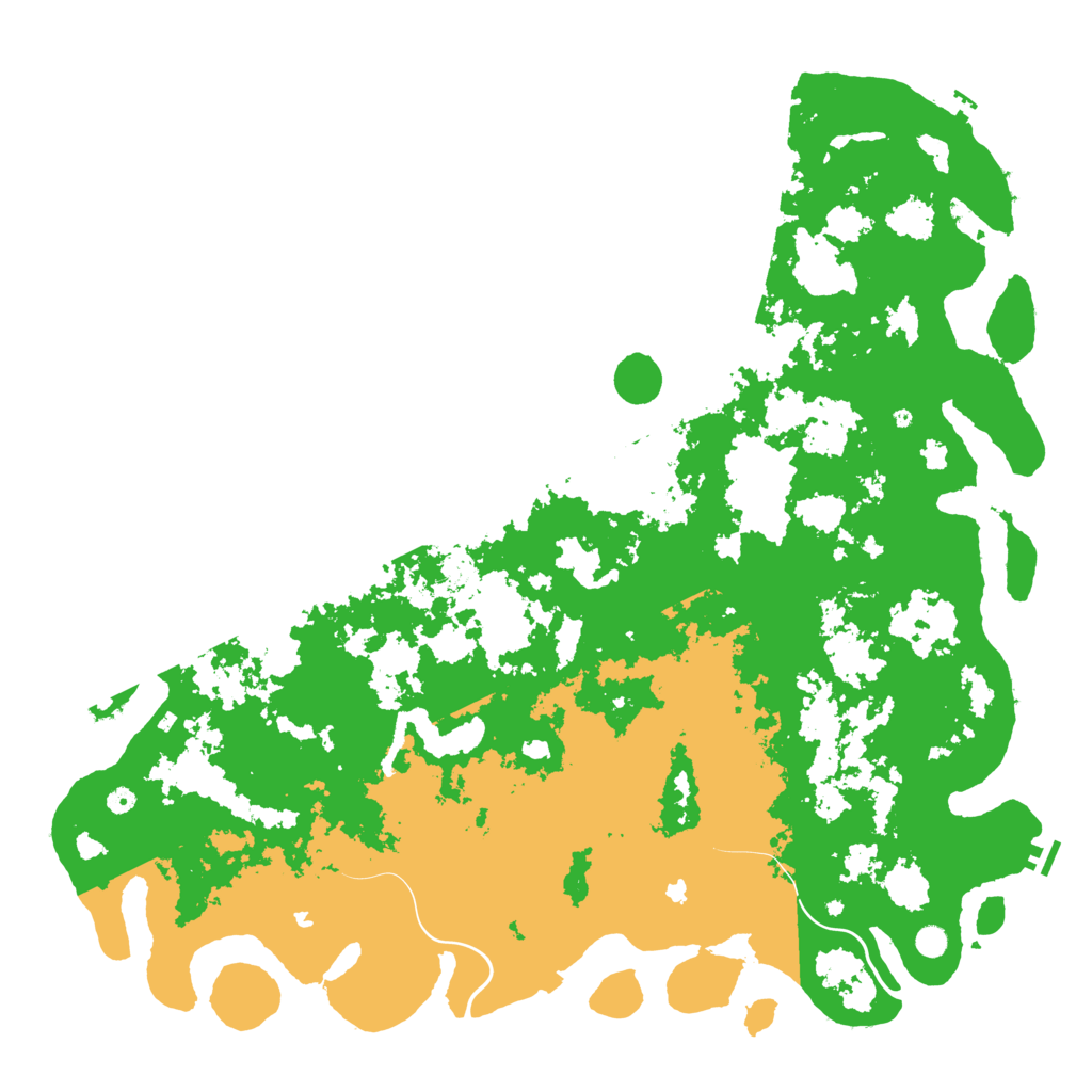 Biome Rust Map: Procedural Map, Size: 6000, Seed: 656565