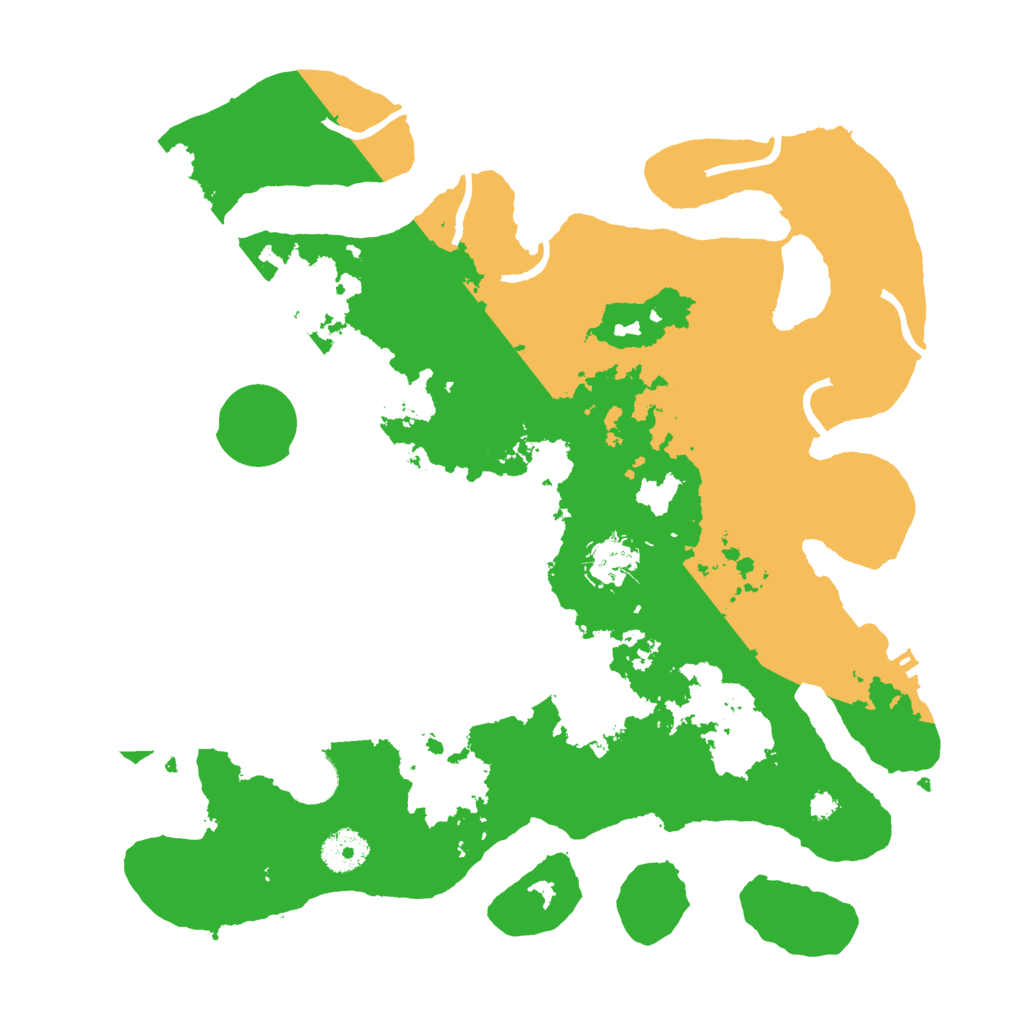 Biome Rust Map: Procedural Map, Size: 3500, Seed: 4852658