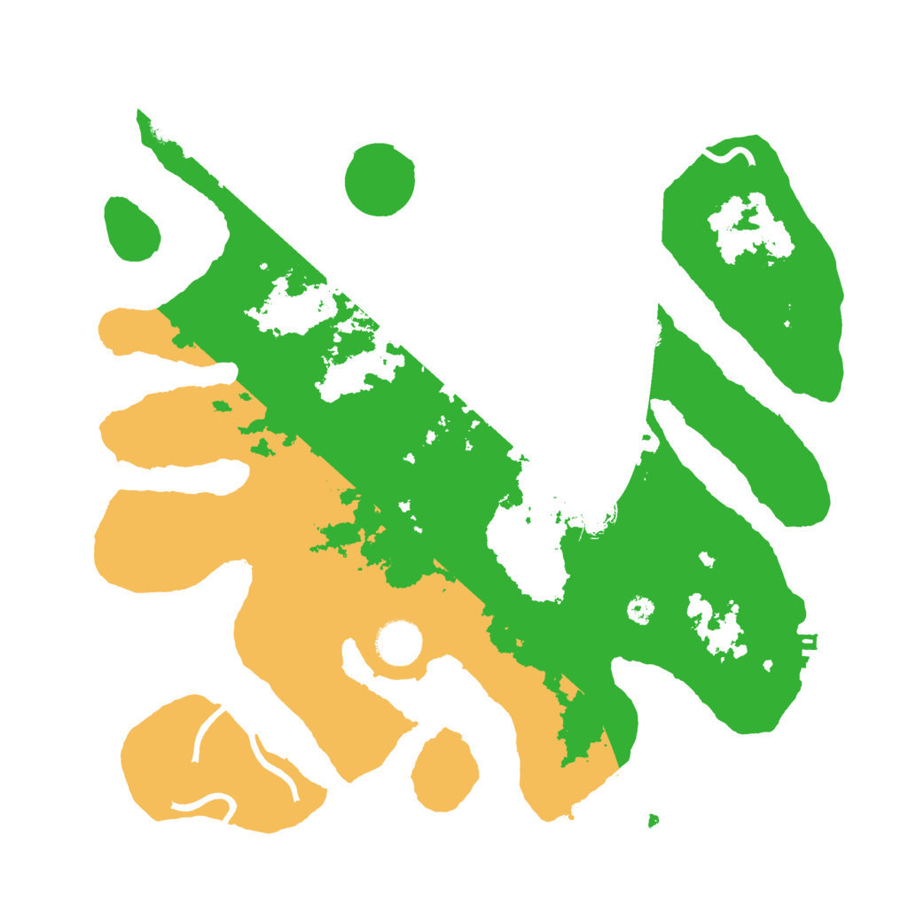 Biome Rust Map: Procedural Map, Size: 3500, Seed: 970478