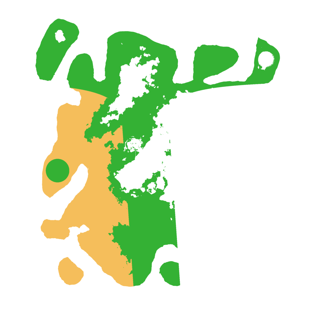 Biome Rust Map: Barren, Size: 3500, Seed: 4843138