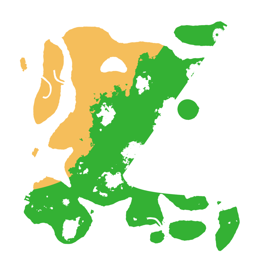 Biome Rust Map: Procedural Map, Size: 3500, Seed: 4232849