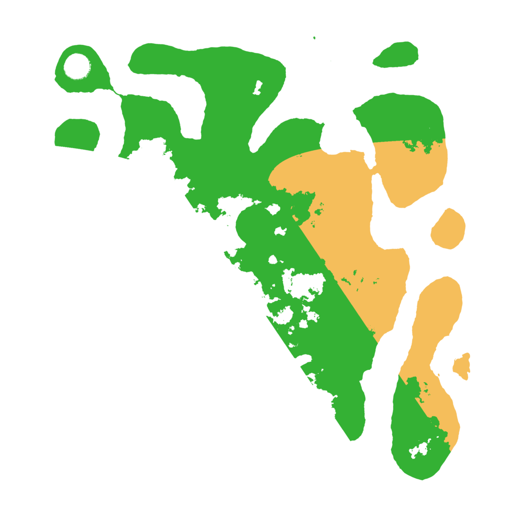 Biome Rust Map: Barren, Size: 3500, Seed: 4750577