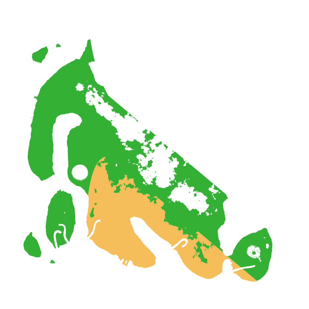 Biome Rust Map: Procedural Map, Size: 3500, Seed: 4085949