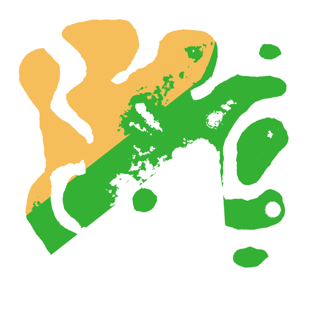 Biome Rust Map: Barren, Size: 3500, Seed: 4039433